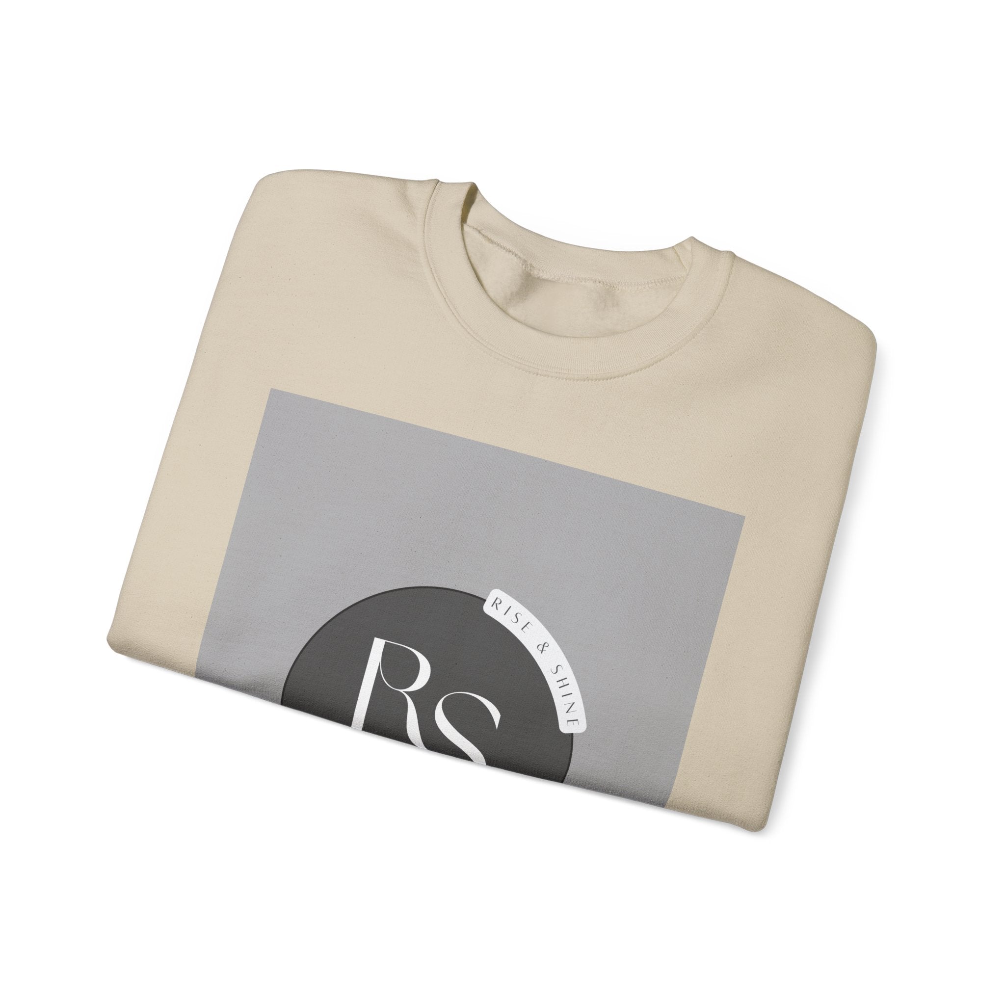 Minimal Monogram Crewneck Sweatshirt — RS Logo