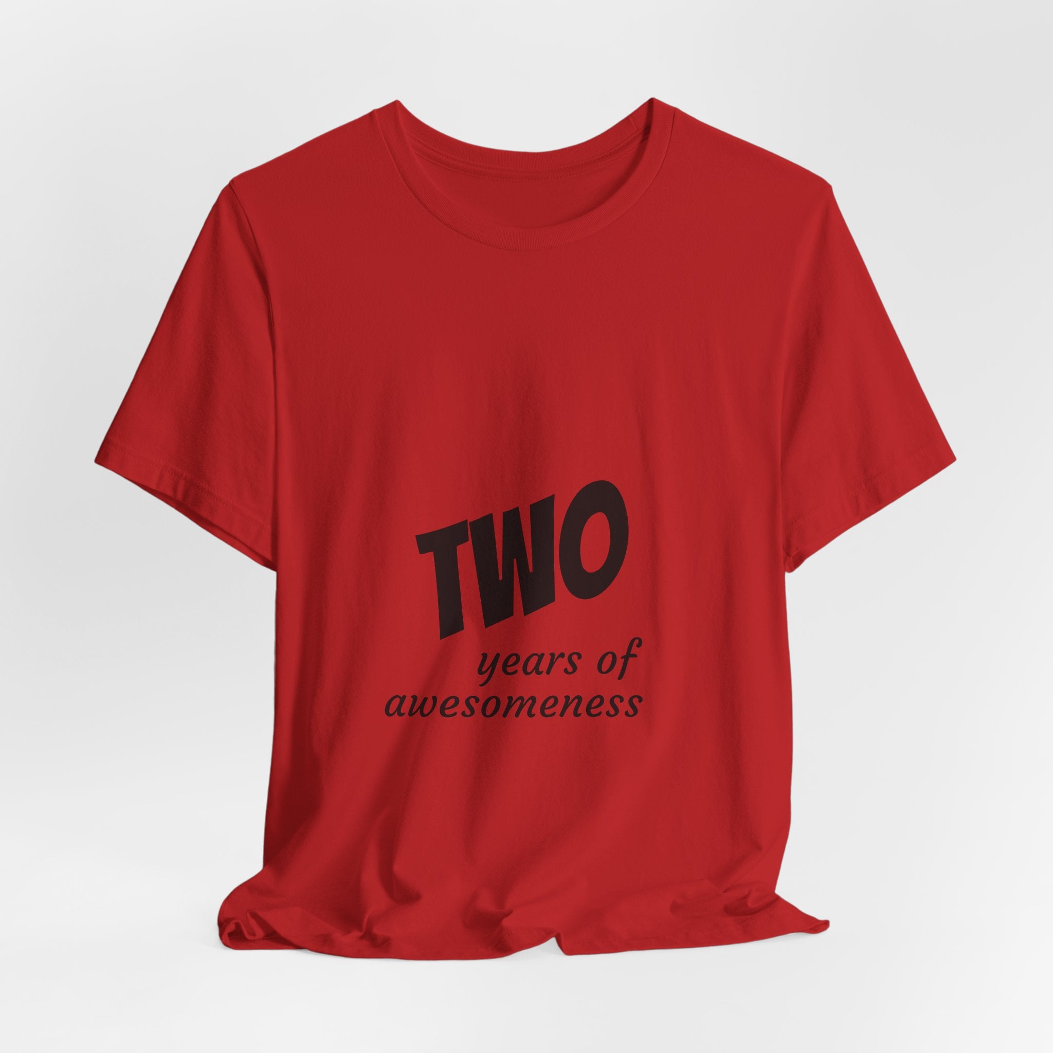2 Years of Awesomeness Toddler Birthday Tee