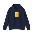Smiley Sunshine Hoodie — 'Good Vibes Only' Yellow Graphic Sweatshirt