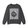 RS Monogram Crewneck Sweatshirt — Minimalist Gray Logo Pullover
