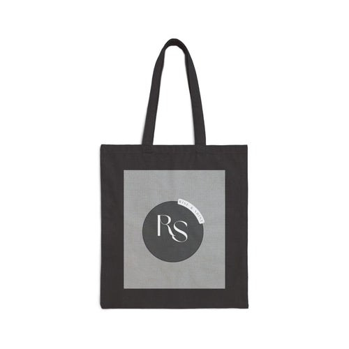 Canvas Tote Bag — Minimal Monogram 'RS' Logo Eco Shopper