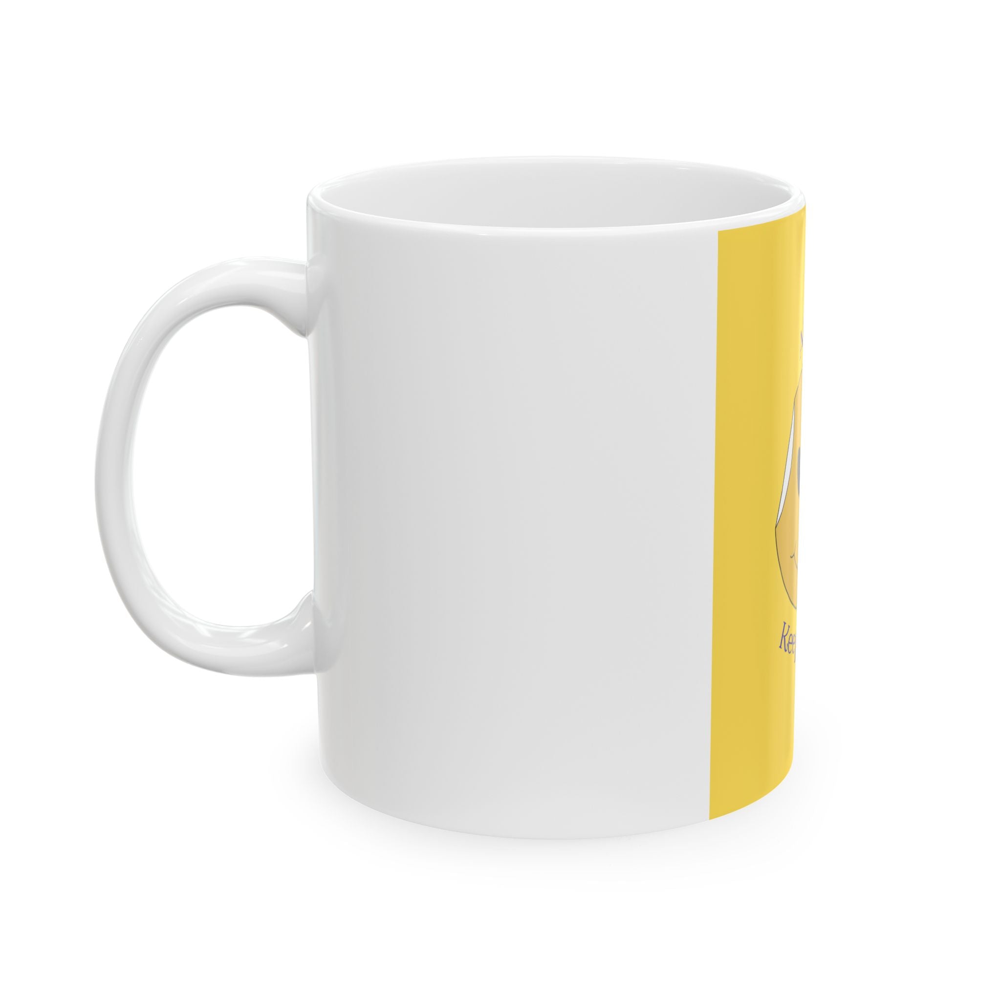 Always Keep Smiling Ceramic Mug – Positive Smiley Face Coffee Cup (11oz, 15oz)