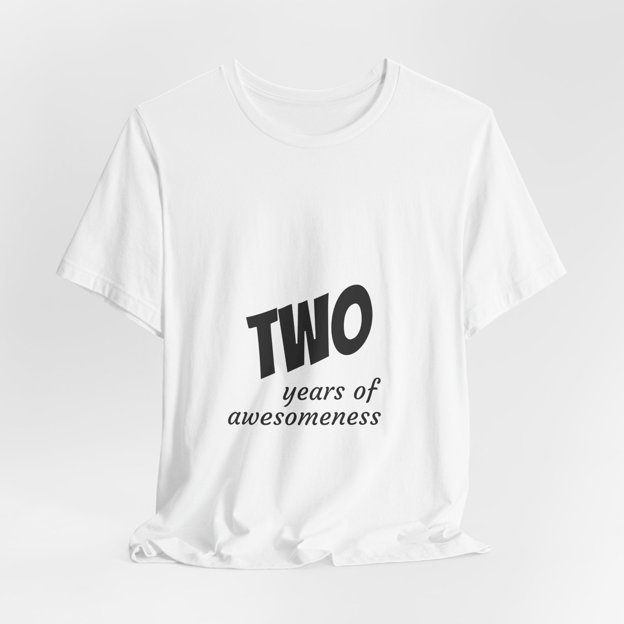 2 Years of Awesomeness Toddler Birthday Tee