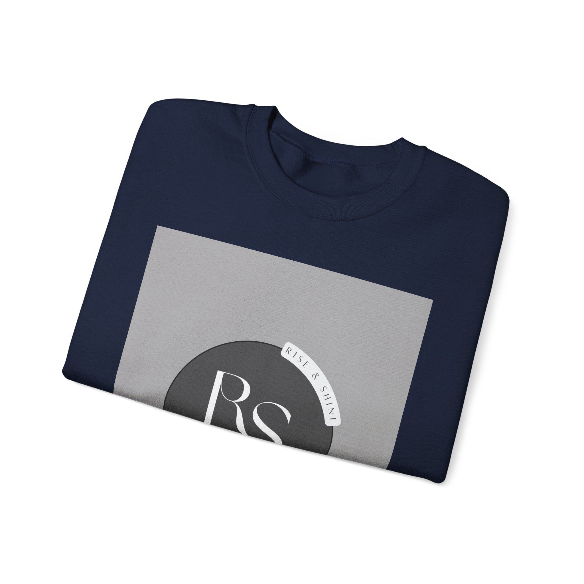 Minimal Monogram Crewneck Sweatshirt — RS Logo