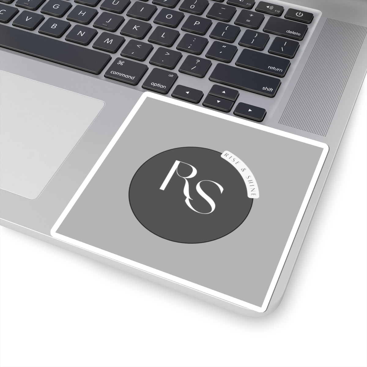 Kiss-Cut Sticker — RS Monogram "Rise & Shine" Round Logo