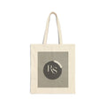 Canvas Tote Bag — Minimal Monogram 'RS' Logo Eco Shopper