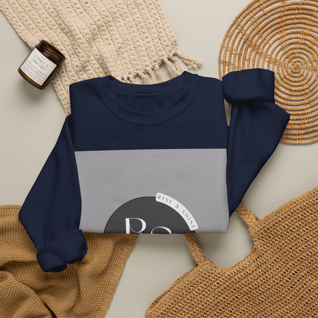 Minimal Monogram Crewneck Sweatshirt — RS Logo