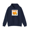 Orange Fruit Graphic Hoodie – Retro Citrus Design