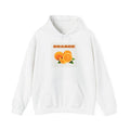 Orange Fruit Graphic Hoodie — Retro Citrus Illustration
