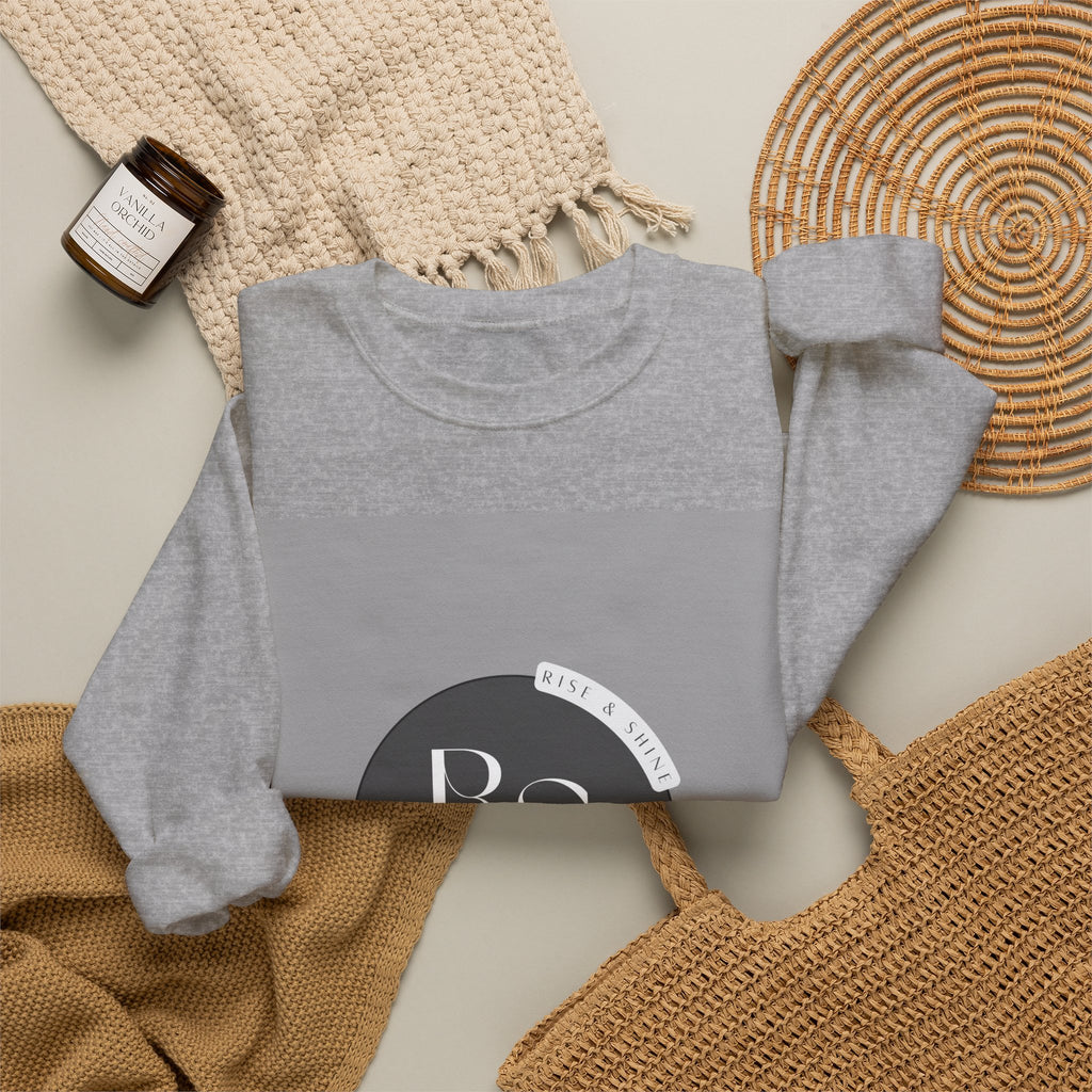 Minimal Monogram Crewneck Sweatshirt — RS Logo