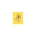 Smile Sticker — "Always Keep Smiling" Yellow Smiley Kiss-Cut Decal