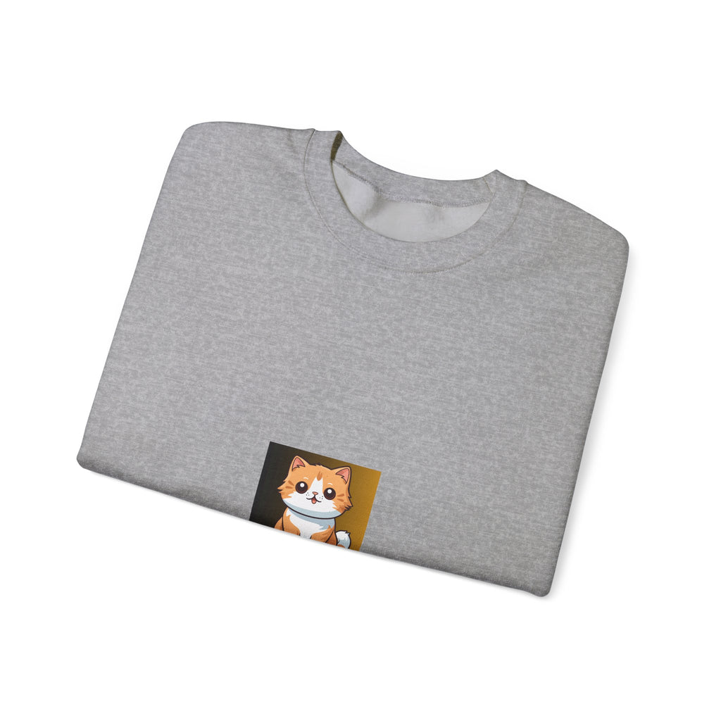 Corgi Smile Crewneck Sweatshirt — Cute Dog Graphic Pullover