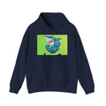 Muscular Shark Hoodie – Funny Cartoon Shark Graphic Sweatshirt