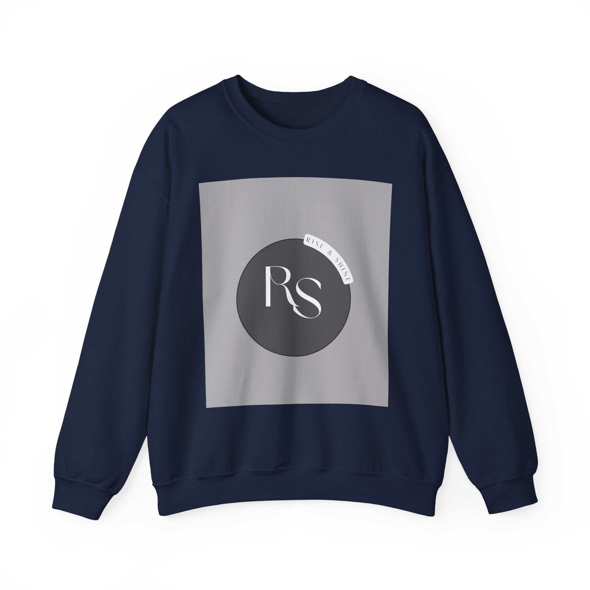 Minimal Monogram Crewneck Sweatshirt — RS Logo