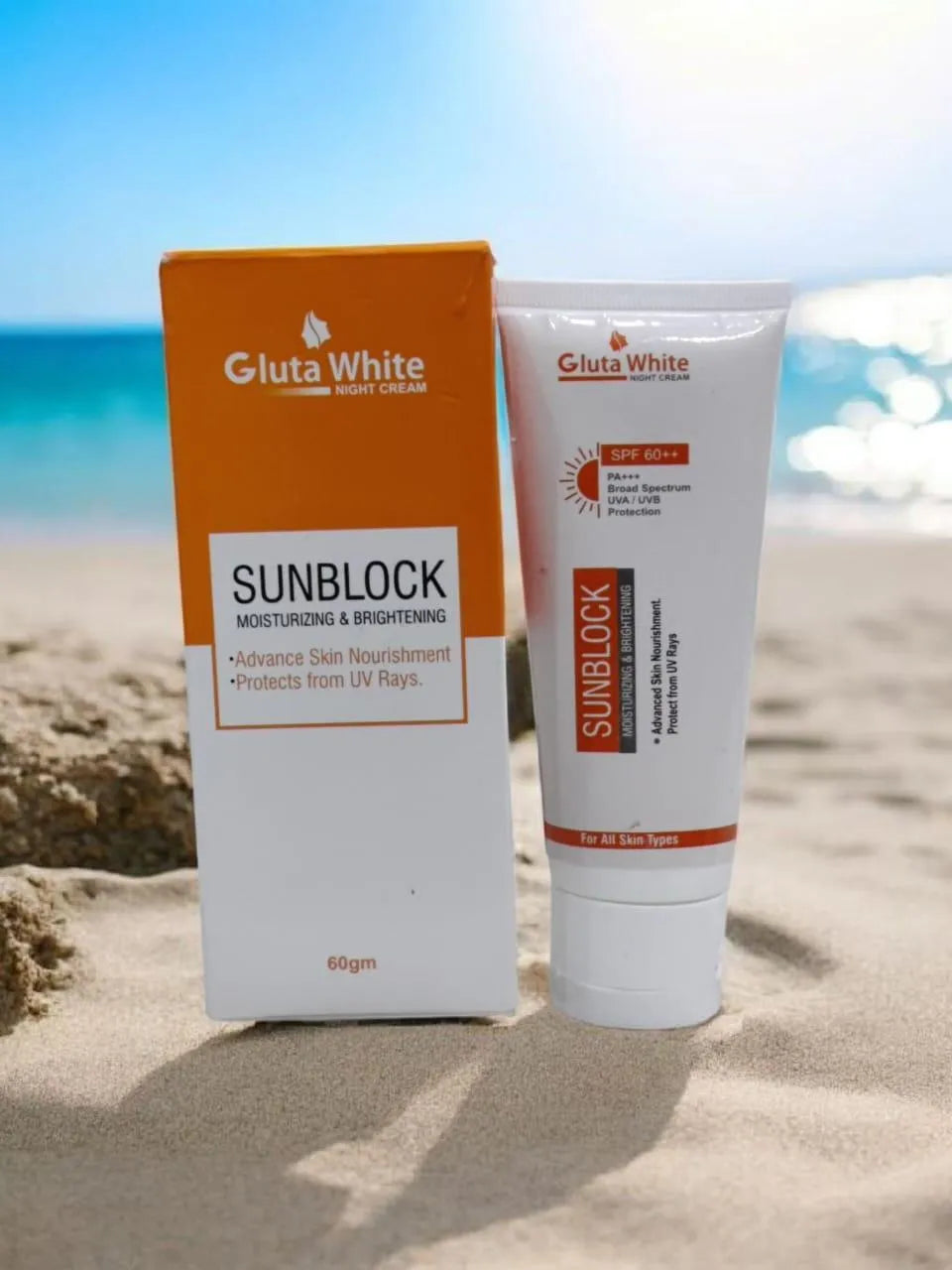Gluta White Complete 5-Piece Beauty Set for Flawless & Hydrated Skin Focuses on skin transformation and beauty essentials.