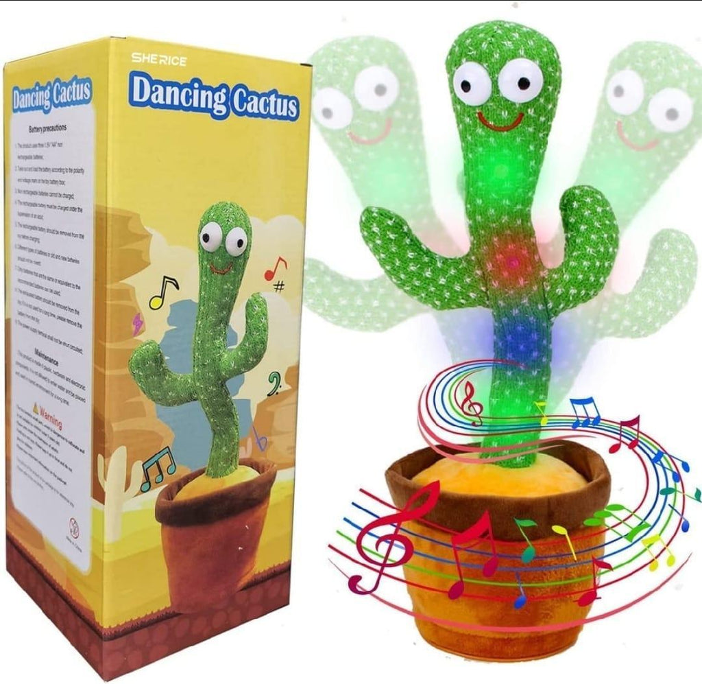 Dancing & Talking Cactus Plush Toy with Music