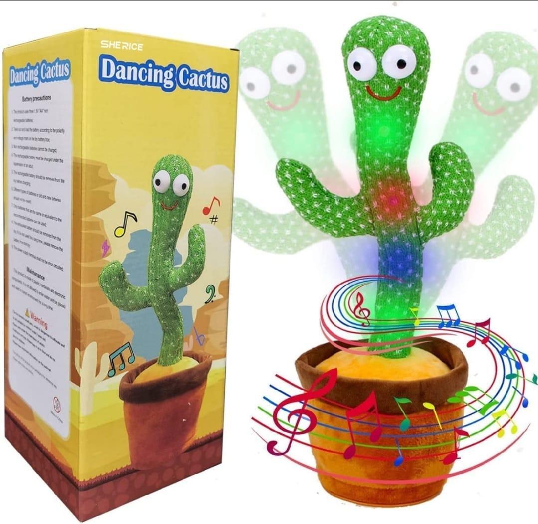 Dancing & Talking Cactus Plush Toy with Music