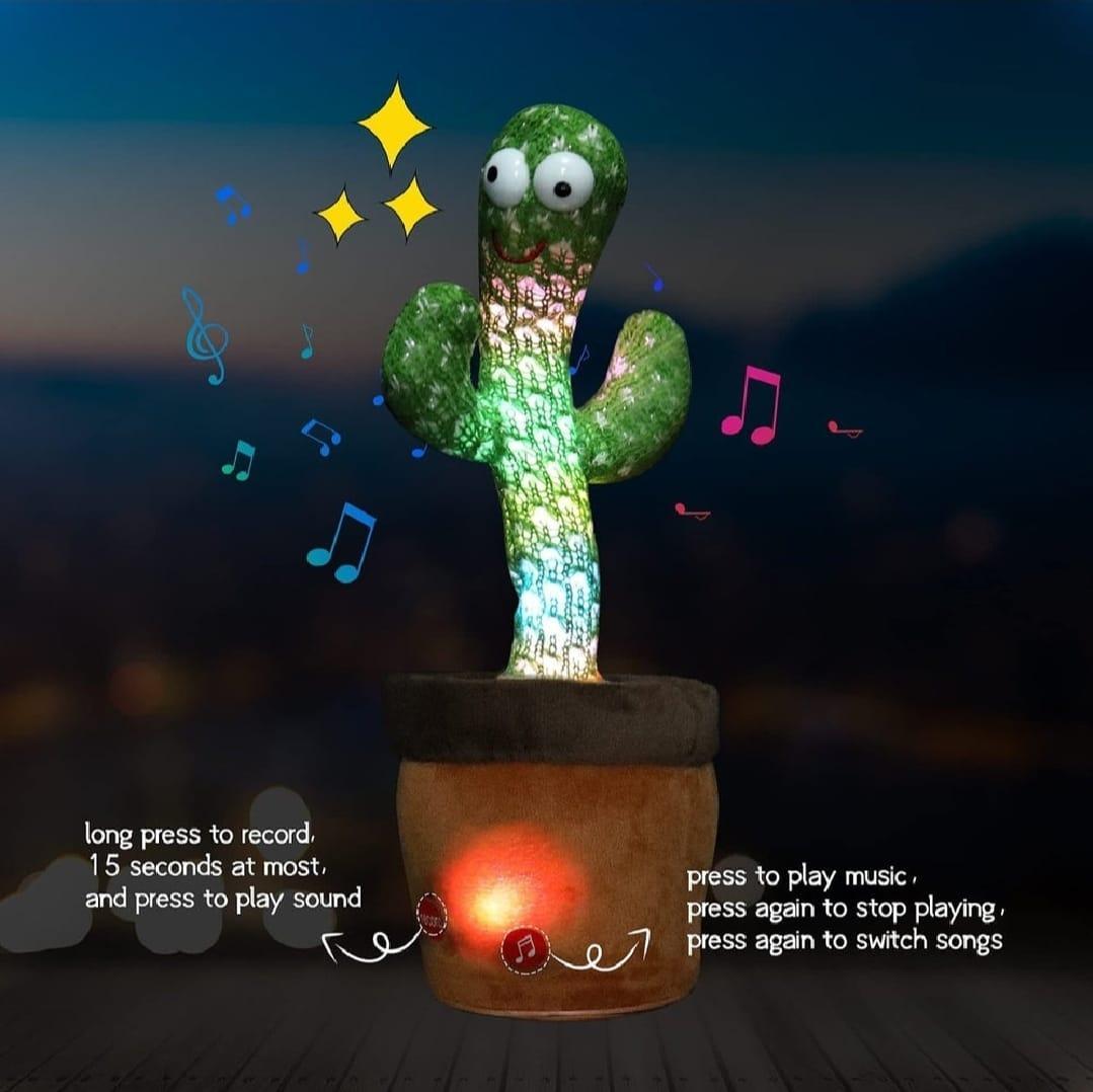 Dancing & Talking Cactus Plush Toy with Music
