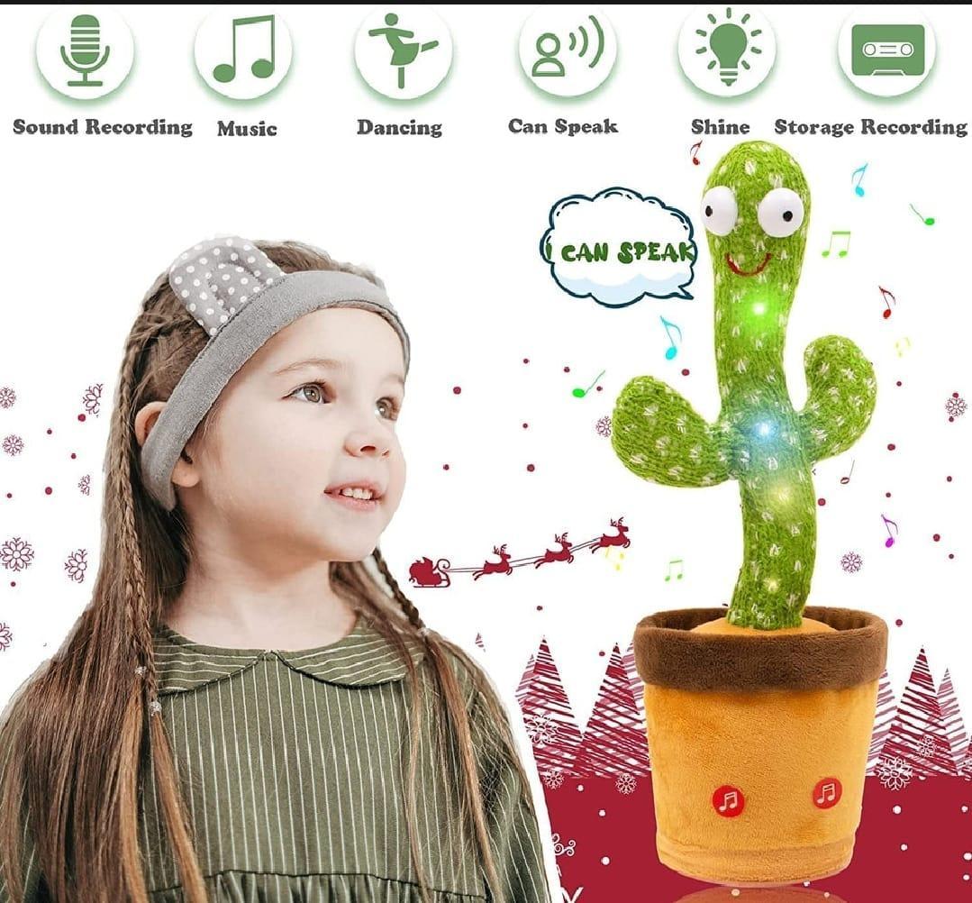Dancing & Talking Cactus Plush Toy with Music