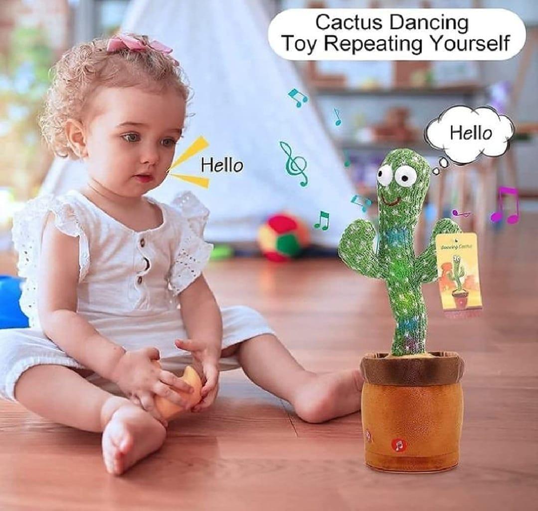 Dancing & Talking Cactus Plush Toy with Music