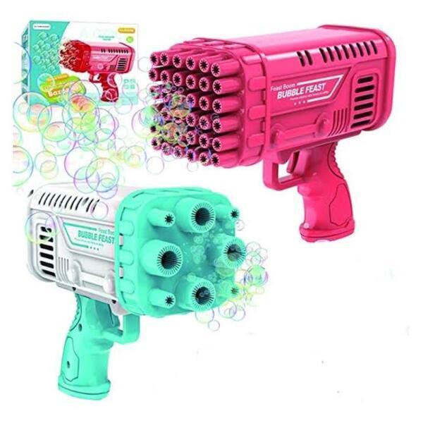36-Nozzle Automatic Electric Bubble Machine Toy for Kids
