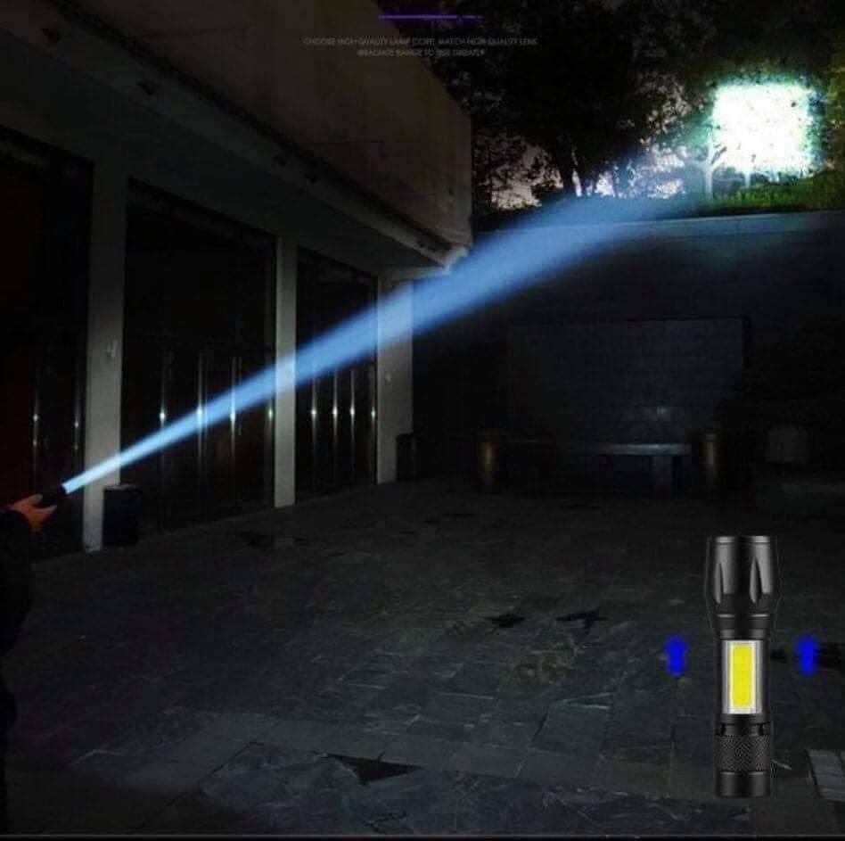 Ultra-Bright Rechargeable Mini Torch Light – Multi-Mode COB Flashlight for Home & Outdoor Emergency