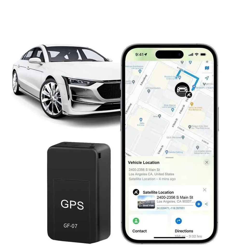 Mini Magnetic GPS Car Tracker – Live Real-Time Location Monitoring for Vehicle Safety