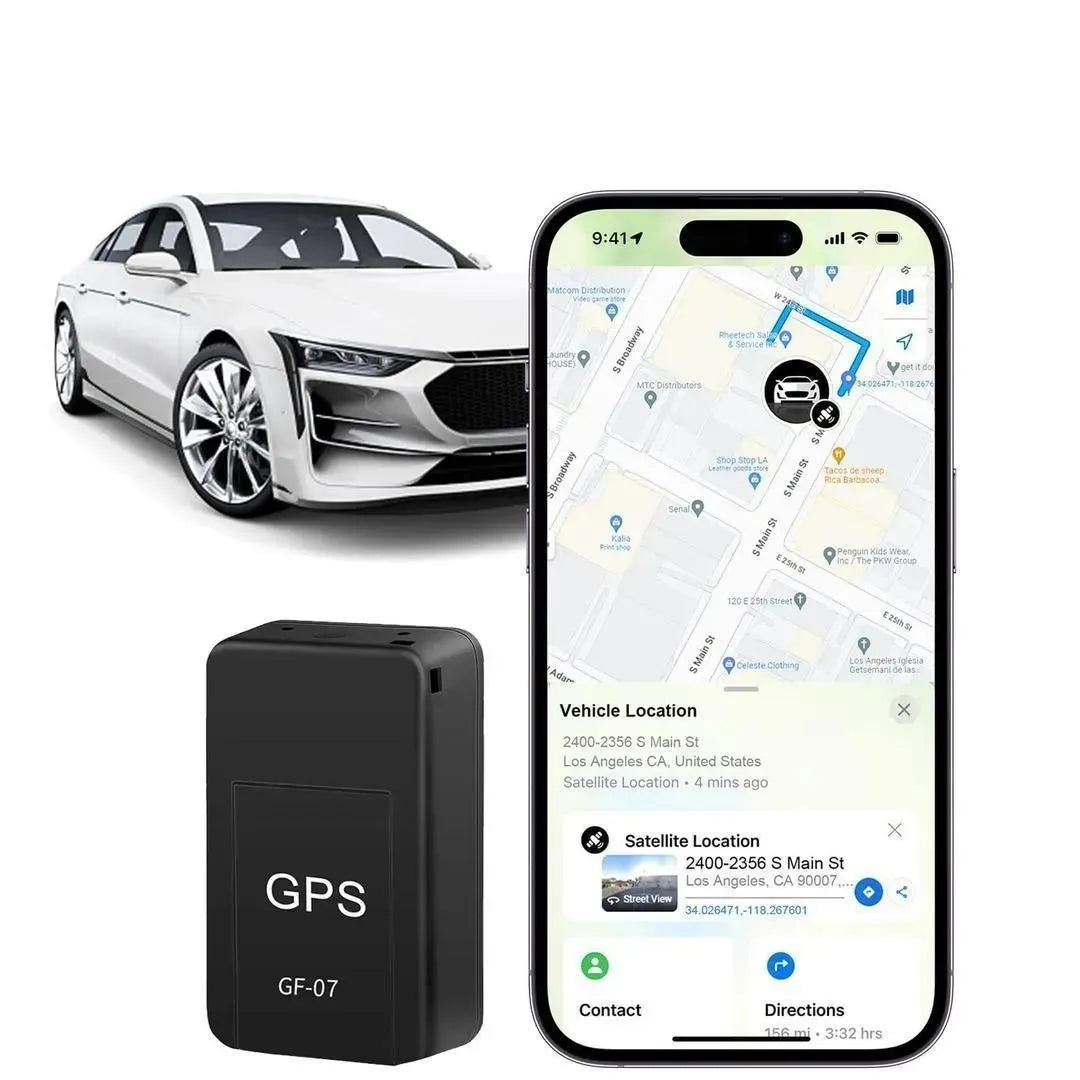 Mini Magnetic GPS Car Tracker – Live Real-Time Location Monitoring for Vehicle Safety