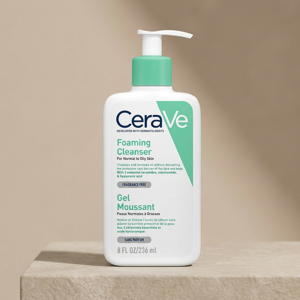 Balanced Moisture Foaming Gel Cleanser (236ml) for Oily & Breakout-Prone Skin Ideal for highlighting deep cleaning without stripping essential moisture.