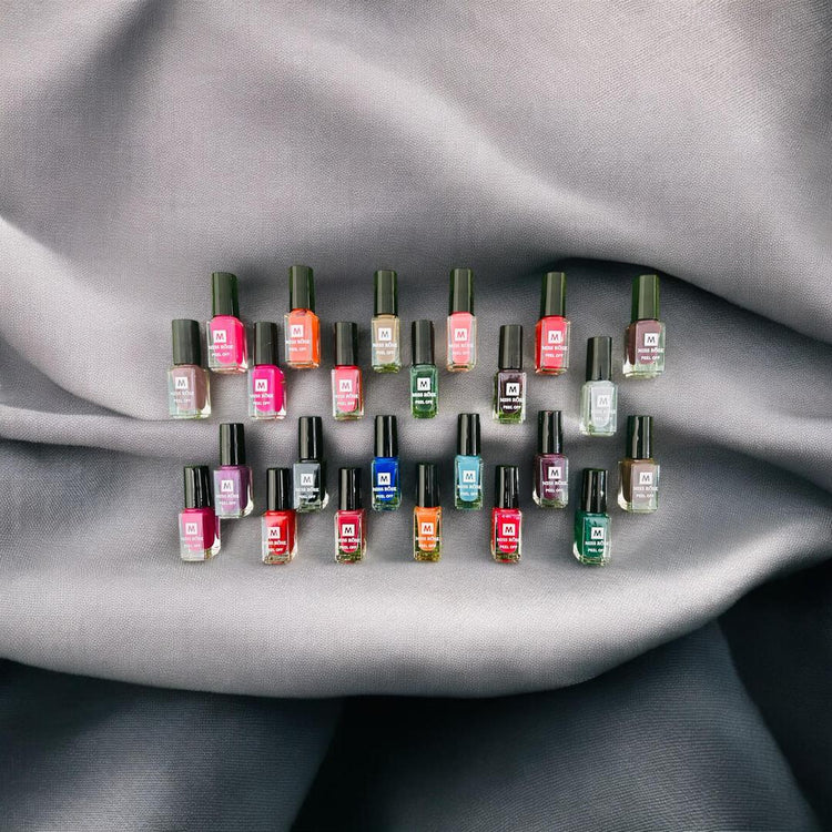 24-Piece Peel-Off Nail Polish Set | Long-Lasting Colors for Women