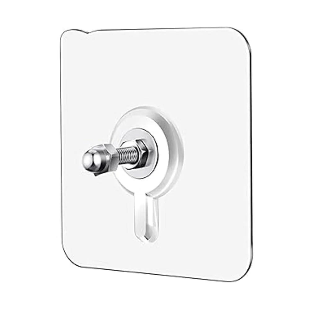 10Pcs Metal Screw Sticker No Drill Wall Mount