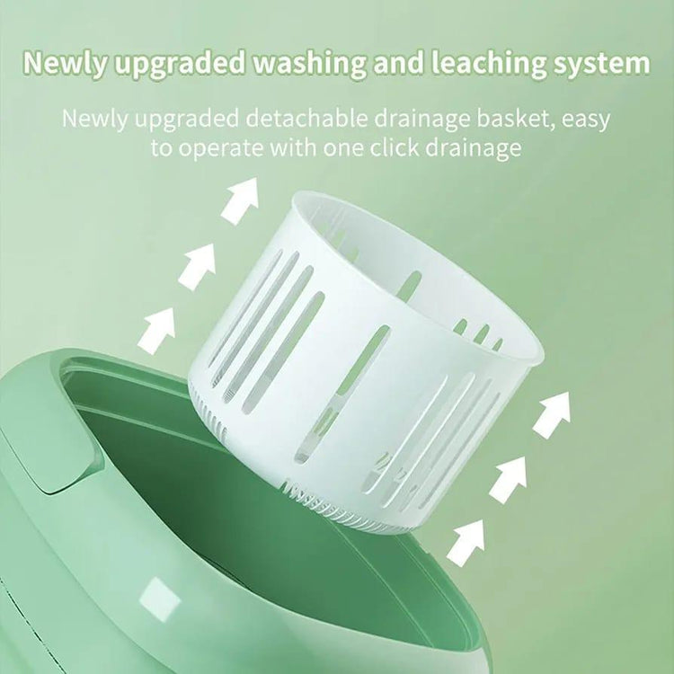 Compact Portable Washing Machine | Mini Laundry Machine for Home & Travel