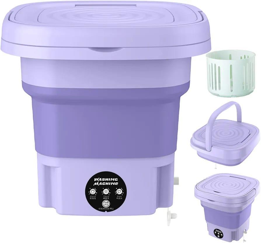 Compact Portable Washing Machine | Mini Laundry Machine for Home & Travel