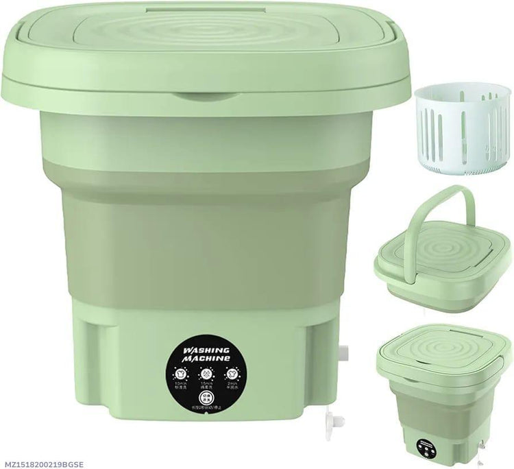 Compact Portable Washing Machine | Mini Laundry Machine for Home & Travel