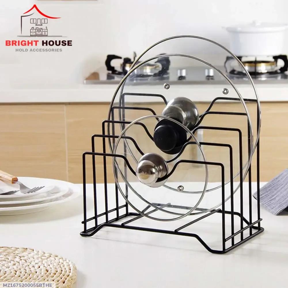 Multi-Functional Black Metal Cutlery Stand – Kitchen Countertop Spoon & Spice Shaker Organizer