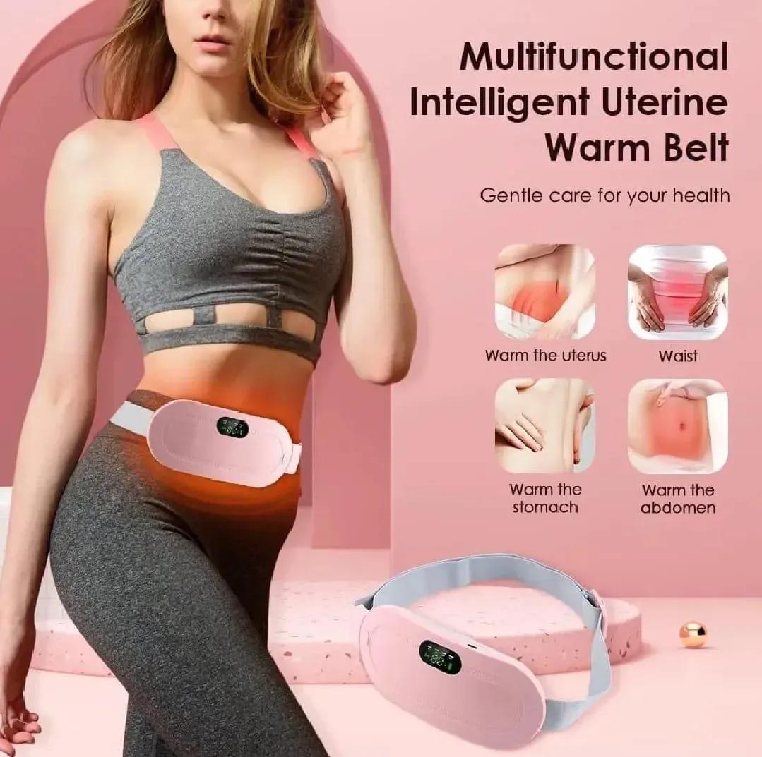 Electric Period Cramp Heating Belt Pink Large ABS