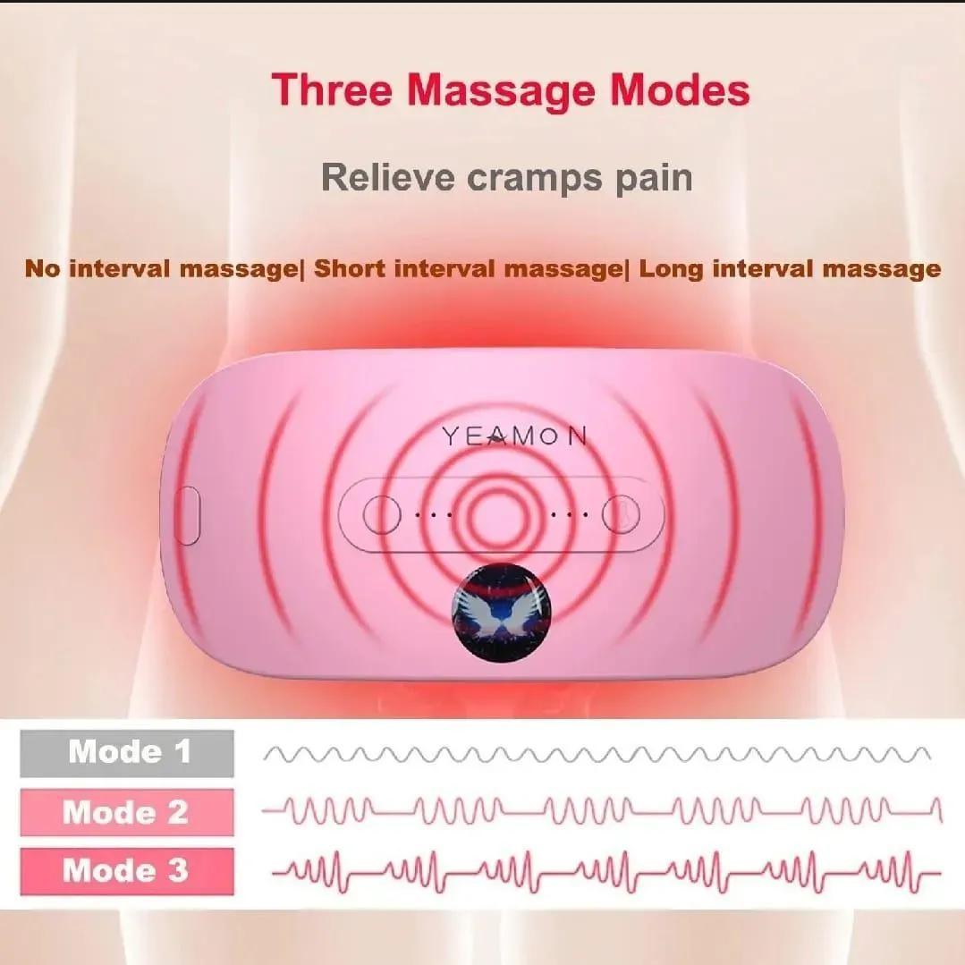 Electric Period Cramp Heating Belt Pink Large ABS