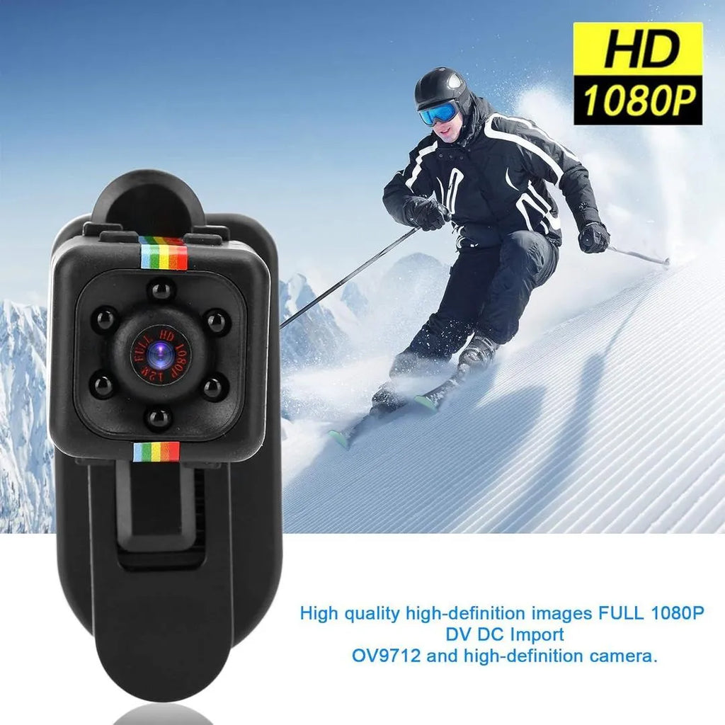Portable Mini Rechargeable Security & Surveillance Camera (Clear Vision) Best for highlighting safety, security, and clear recording.