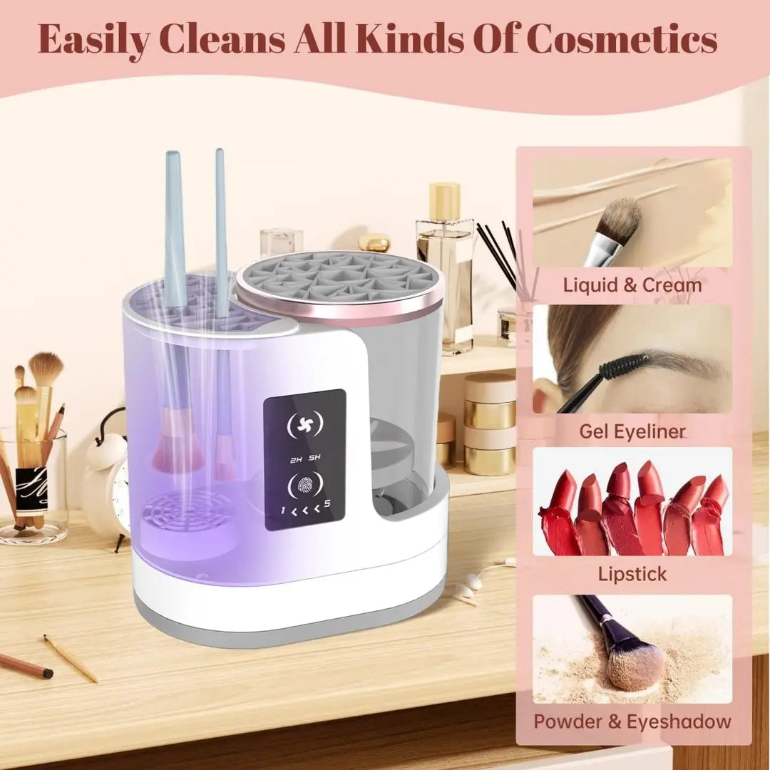 Smart Electric Cosmetic Brush Cleaner for Flawless Makeup