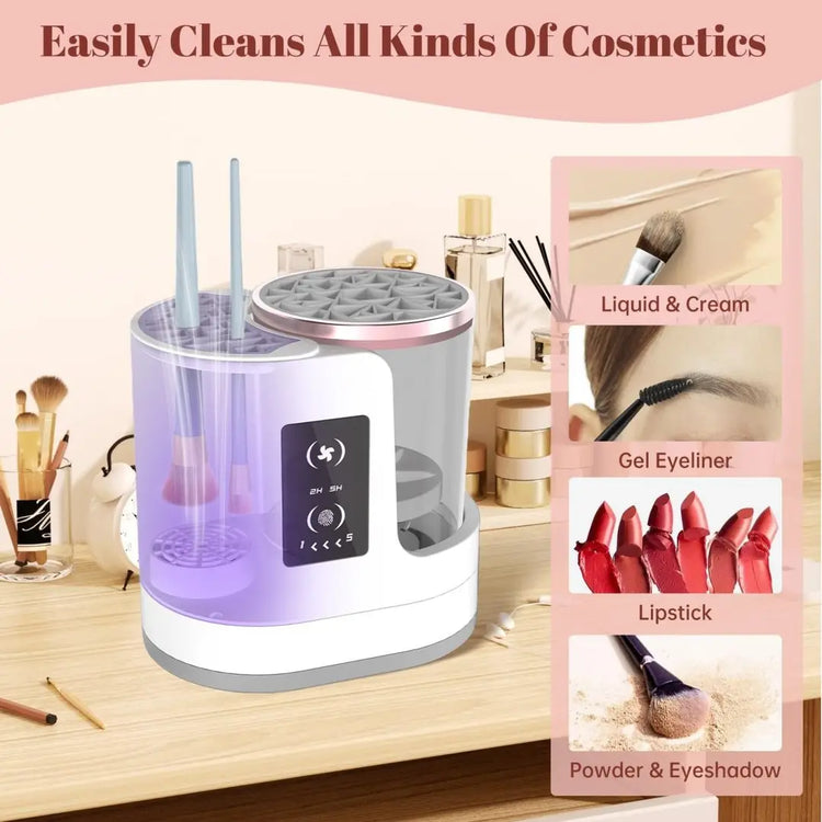 Smart Electric Cosmetic Brush Cleaner for Flawless Makeup