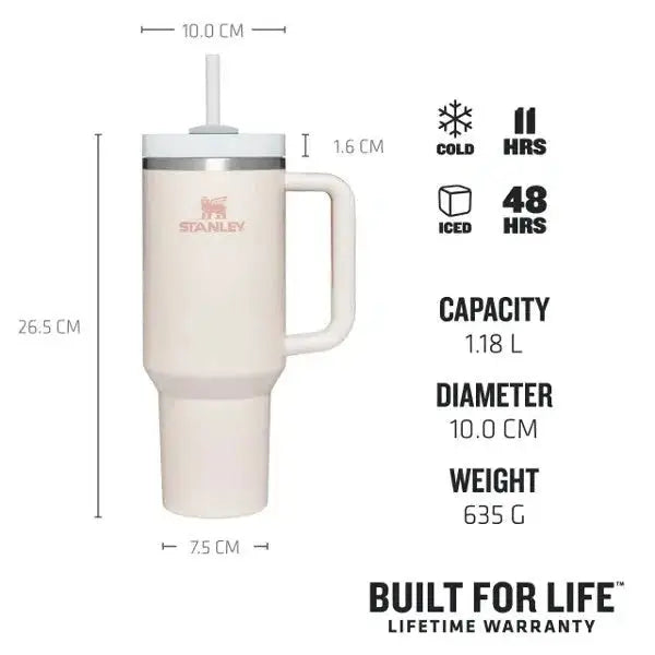 40oz Stainless Steel Insulated Travel Tumbler with Straw