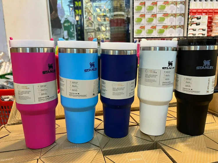 40oz Stainless Steel Insulated Travel Tumbler with Straw