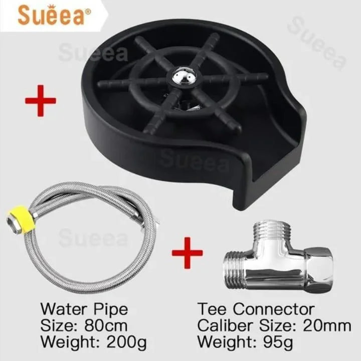 Quick Clean Bar Glass & Cup Washer for Kitchen