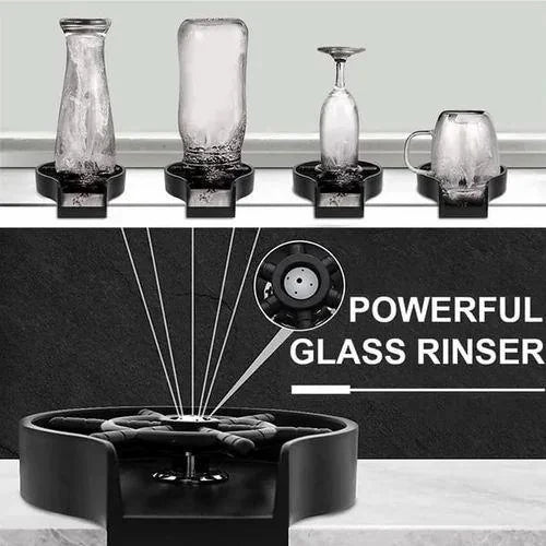 Quick Clean Bar Glass & Cup Washer for Kitchen