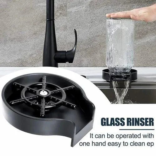 Quick Clean Bar Glass & Cup Washer for Kitchen