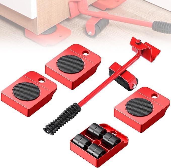 Easy Furniture Lifter & Moving Roller Set – Heavy Item Transport Tool for Home & Office