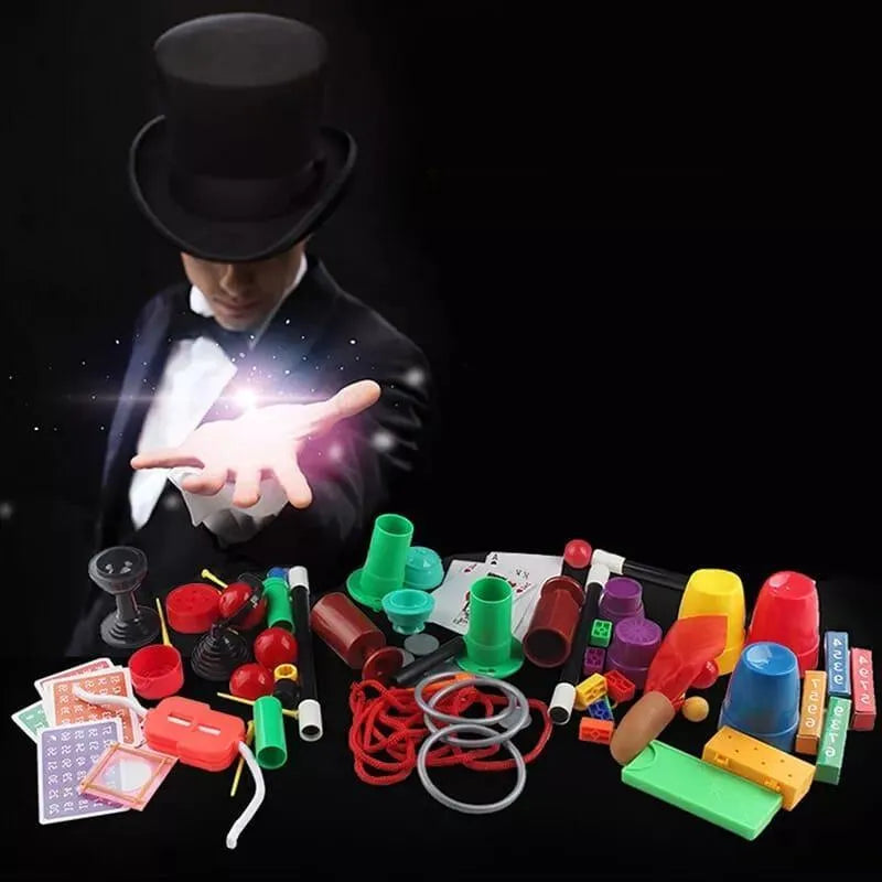 Magic Tricks Kit for Kids Safe Plastic Multicolor