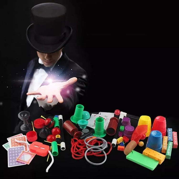 Magic Tricks Kit for Kids Safe Plastic Multicolor