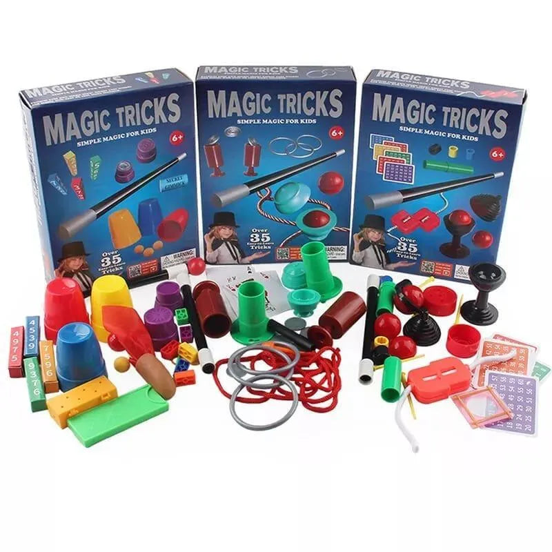 Magic Tricks Kit for Kids Safe Plastic Multicolor