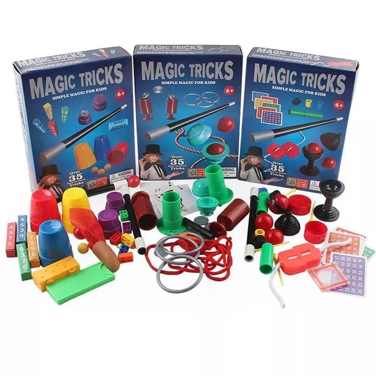 Magic Tricks Kit for Kids Safe Plastic Multicolor